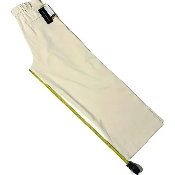 French Connection Women's Wide Leg Trouser Tan Size Medium - Picture 16 of 16